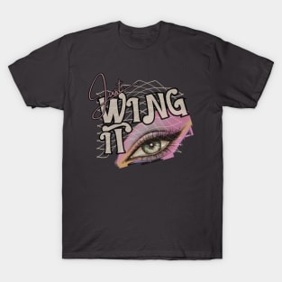 just wing it 90's vintage punk T-Shirt